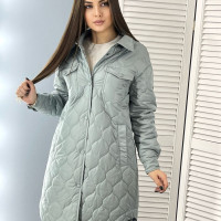 полупальто демисезонное женское рубашка