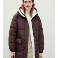 Стеганое пальто зимнее