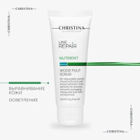 CHRISTINA Line Repair Nutrient, Скраб для лица, с частицами коры цитрусовых, 75 мл. Wood Pulp Scrub