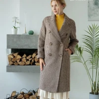 Пальто шерстяное демисезонное весна - осень 2023