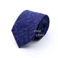 Галстук из 100% хлопка, 8 см, для математических целей, астрономии, физической химии