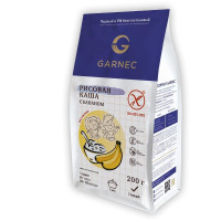 Рисовая каша с бананом без глютена Гарнец (Garnec) 200 г