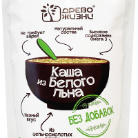Каша быстрого приготовления, льняная, из белого льна, 250 гр, Древо жизни