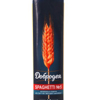 Макароны "ДОБРОДЕЯ" SPAGHETTI №5 (СПАГЕТТИ №5) из твердых сортов пшеницы 400 грамм