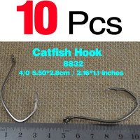 MNFT 10pcs High Quality Sea Big Fishing Hook On Saltwater Hook Size 5.5*2.8cm Carbon Steel Sharpened CatFish Fishing Hook Tackle