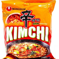 Лапша быстрого приготовления Кимчи Рамен Nongshim, пачка 120 г Корея