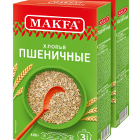 Хлопья пшеничные "MAKFA" (0,4х2)