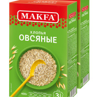 Хлопья овсяные "MAKFA" (0,4х2)