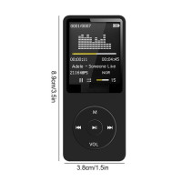 MP3 Player USB Charging Record Digital Display Screen Media Lossless Portable Pocket Sports Running Walking Music Play