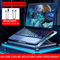 Two USB Laptop Cooling Pads Large Size For 12-16 Inch Notebook Silent Gaming Laptop Cooler Wind Speed Adjustable Laptop Stand