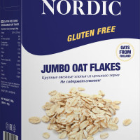 Хлопья Nordic овсяные крупные без глютена 500 г