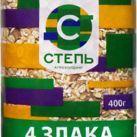 Хлопья смесь 4-х злаков Агрохолдинг "СТЕПЬ" 400г