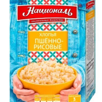 Хлопья Пшенно-Рисовые "Националь" 400 г, 4 шт.