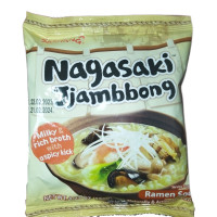 Лапша быстрого приготовления Самьянг/Samyang Nagasaki Jjambbong со вкусом морепродуктов, 120г (5шт), Корея