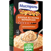 Хлопья Мистраль Фермерские, из полбы, 400 г