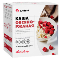 Art Life Арт Лайф Каша "Овсяно-ржаная" с брусникой и малиной, 10 порций по 35 г.