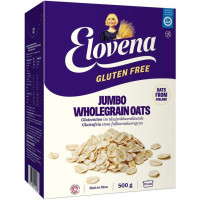 Хлопья овсяные без глютена крупные финские Nordic Elovena (Нордик Еловена) Jumbo, 500 гр / Elovena Gluten Free