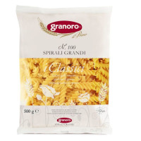 Макаронные изделия из твердых сортов пшеницы GranOro I classici №100 "Спирали гранди" 500 г