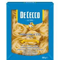 Макаронные изделия из твердых сортов пшеницы De Cecco паста, макароны Феттучине-233, 500 г.