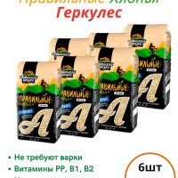 Хлопья Овсяные Геркулес Алтайская сказка 400г 6уп