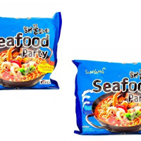 Лапша быстрого приготовления SamYang Seafood / Самьянг сеафуд со вкусом морепродуктов по восточному 125 г 2шт (Корея)