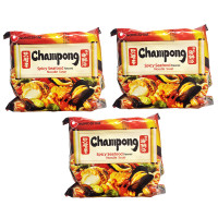 Лапша быстрого приготовления Nongshim CHAMPONG (3 шт. по 130 г), Южная Корея