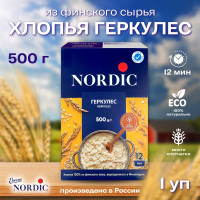 Nordic Хлопья геркулес , Финские натуральные высший сорт 550 г