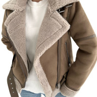 Дубленка женская зимняя демисезонная