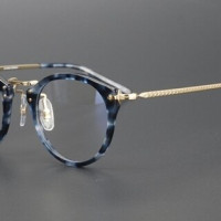Оправа для очков из чистого титана OV5184, винтажные качественные ультралегкие круглые очки в японском стиле для мужчин и женщин