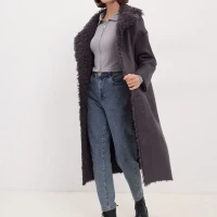 Дубленки оверсайз осень-зима