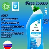 Чистящий гель для ванны и туалета Gloss breeze