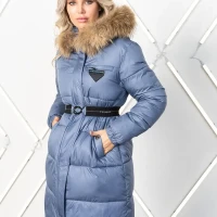 Пальто женское зимнее с мехом