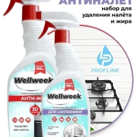 Набор для уборки дома Антижир для кухни Средство для ванной