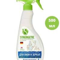 Чистящее средство для мытья стекол и зеркал Synergetic 0,5л