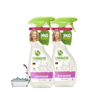 Средство для чистки сантехники, ванн, раковин, душевых кабин, 2шт. по 500мл