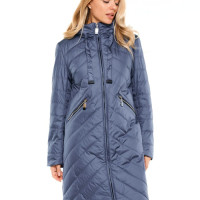 Куртка женская с капюшоном зимняя оверсайз демисезонная