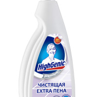 HighGenic Premium Чистящая Extra пена для всех поверхностей в ванной комнате, плитки и межплиточных швов, 750 мл