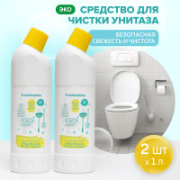 FRESHBUBBLE Средство для чистки унитаза, 1 л, 2 шт