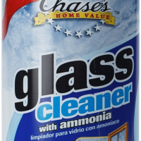 Средство для чистки стекол и зеркал Chase's Home Value GLASS CLEANER WITH AMMONIA, 340 г