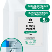 GRASS/ Универсальное средство для мытья пола FLOOR WASH, средство против сильных загрязнений, антистатический эффект, 5 л.