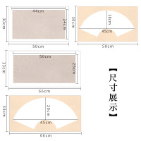 曹友泉加厚宣纸国画卡纸扇形长方形空白软卡画心装裱镜片纸生宣熟