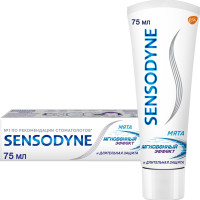 Зубная паста Sensodyne Мгновенный Эффект, для чувствительных зубов, с фтором, 75 мл