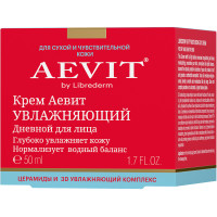 AEVIT BY LIBREDERM Крем увлажняющий дневной с церамидами для сухой и чувствительной кожи лица 50 мл 