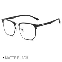 Gmei оптическая мода сплав TR90 мужские очки оправа Женские Ретро квадратные сверхлегкие очки оправа TM11