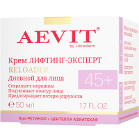 AEVIT BY LIBREDERM Дневной крем лифтинг-эксперт для лица регенерирующий уход против морщин RELOADER 45+ 50 мл