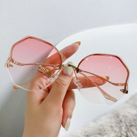 Женские градиентные солнцезащитные очки Ins модные уличные женские очки для отдыха модный пляжный стиль