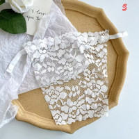 Женский бюстгальтер с имитацией воротника, нагрудный бюстгальтер с вкладышами, протектор с быстрым и легким зажимом, кружевные воротники, топ, элегантный твердый слой, сексуальный, защищающий от перенапряжения