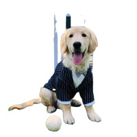 狗狗西装礼服中型犬大型犬大狗西服法斗拉布拉多金毛衣服夏季薄款