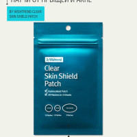 By Wishtrend Противовоспалительные патчи для проблемной кожи лица, от прыщей (Точечные маски от акне) Clear Skin Shield Patch, 1 уп / 36шт