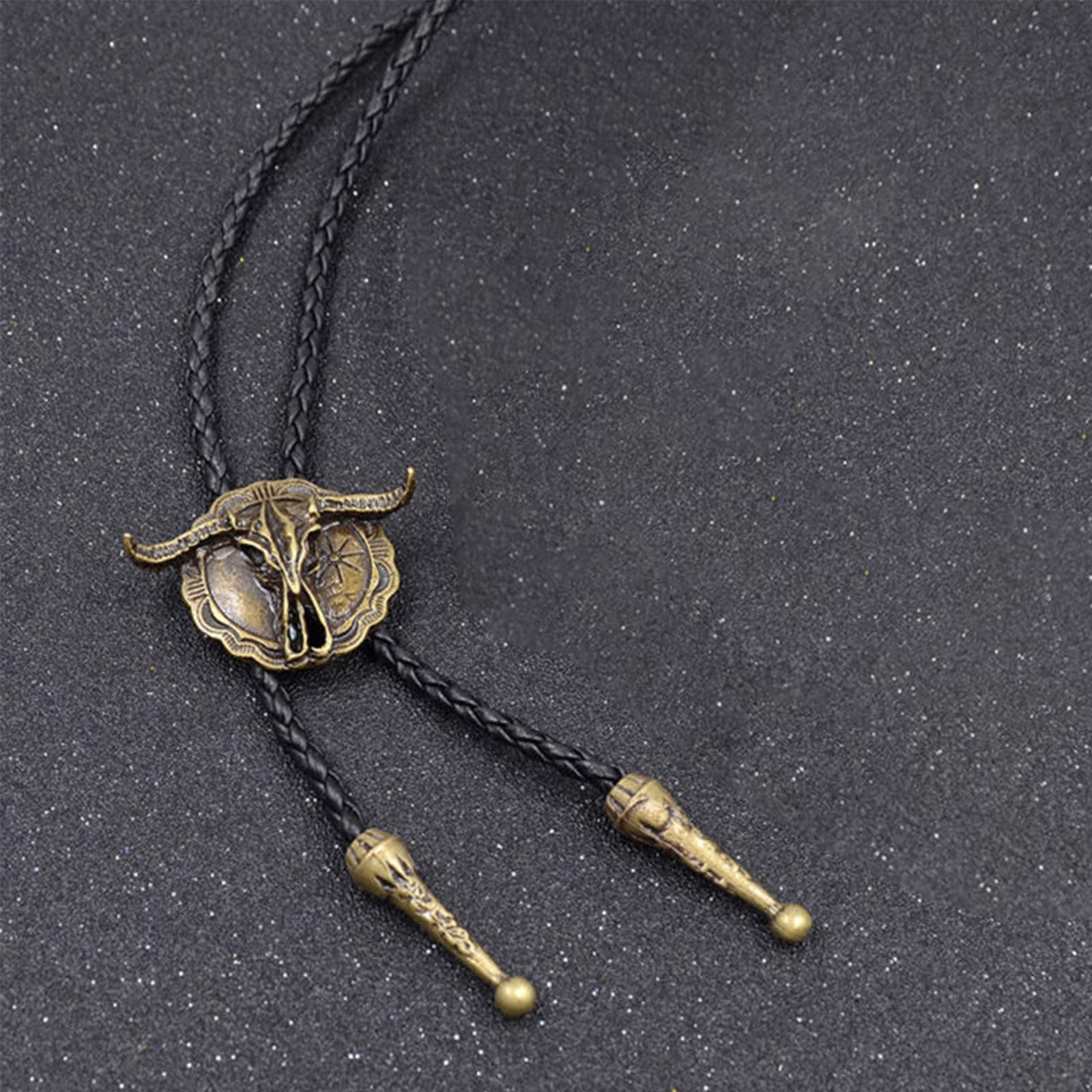 Bolo Tie Western Cowboy Pendant Necktie Classical Premium Grade Unisex